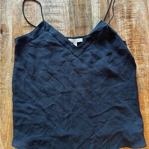 Joie Black Women's sleeveless cami Camisole tank Top 100% silk